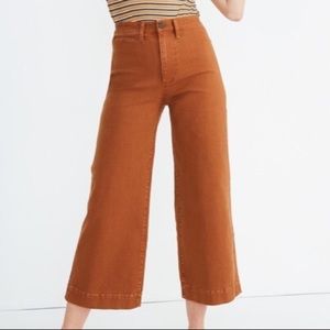 Madewell Emmett Wide-Leg Crop Pants